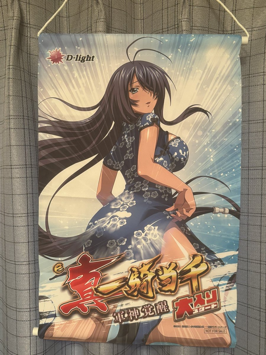 e真・一騎当千 タペストリー e 真・一騎当千～軍神覚醒～のキャンペーンで当たったタペストリー届き