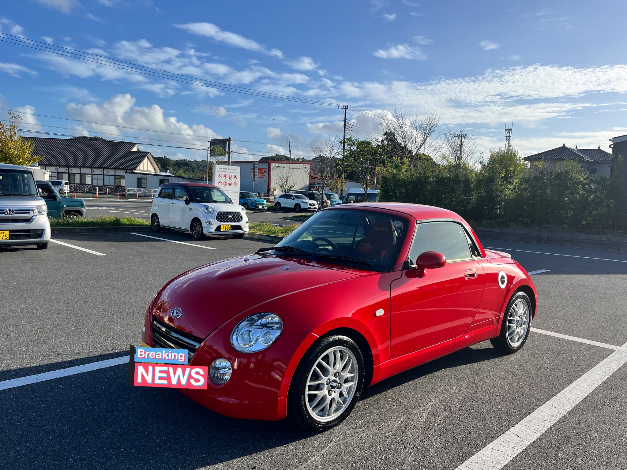 こちらはコペンとなります。 ダイハツ・コペン ローブ（FF/5MT）【試乗記】 「黄色ナンバー