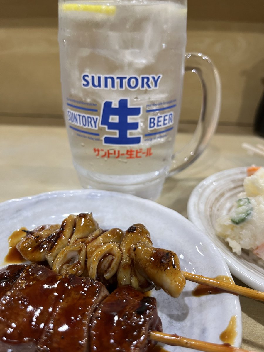しゅわしゅわもやきとんも美味いの😋