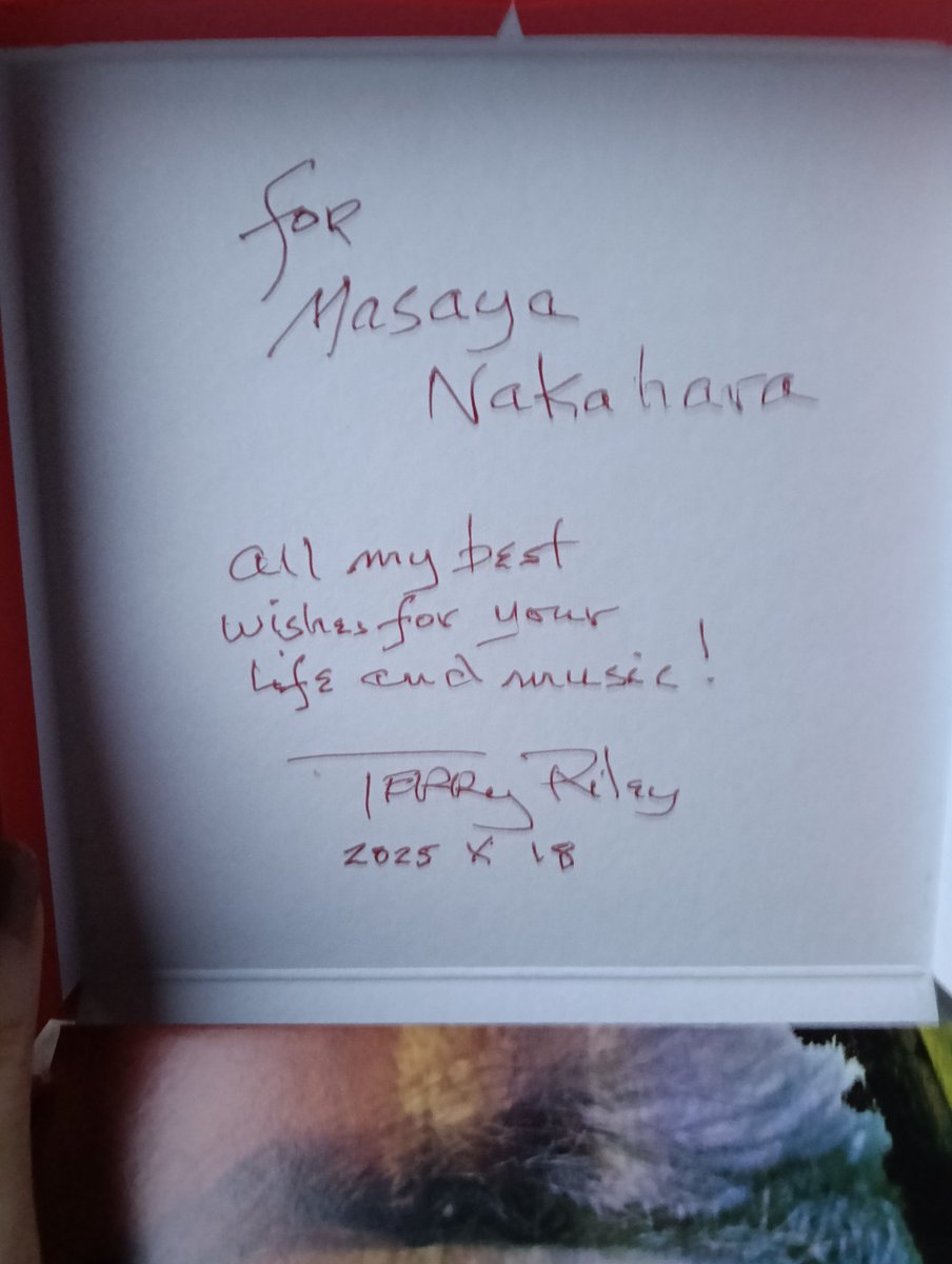 masayanakahara's tweet image. テリーライリーさんにお会いました