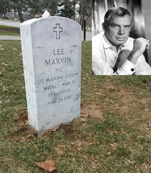 With all his awards and accomplishments, at the end of his life, his headstone is inscribed with what meant the most to him.

Semper Fi brother...