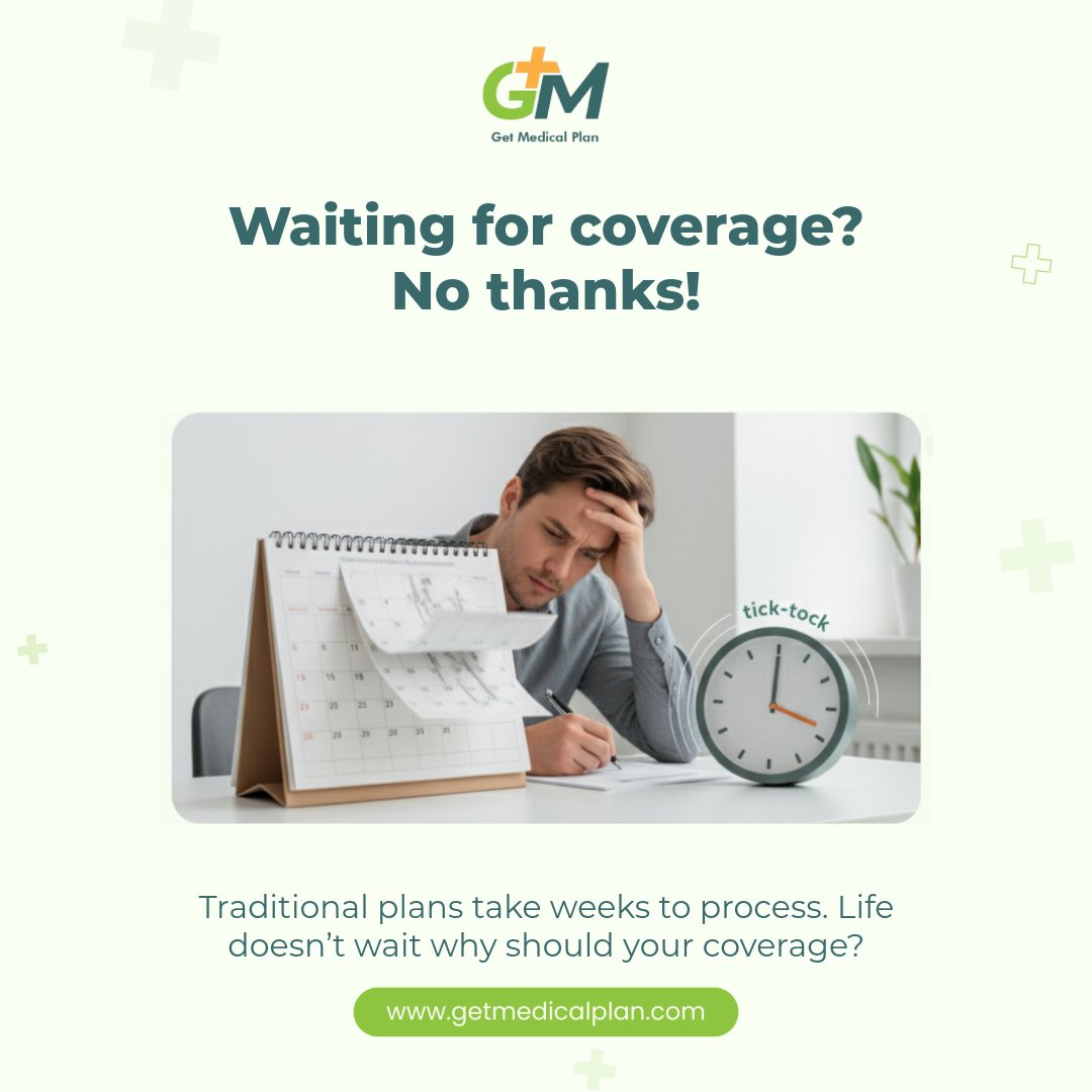 getmedicalplan's tweet image. 💡 Quick Decisions, Big Protection

Fast coverage, no waiting! ⚡
 ✅ Start in minutes
 ✅ Approval in seconds
 ✅ Peace of mind instantly

Life moves fast your coverage should too.

Enroll now and get protected today: getmedicalplan.com

#FastCoverage #PeaceOfMind