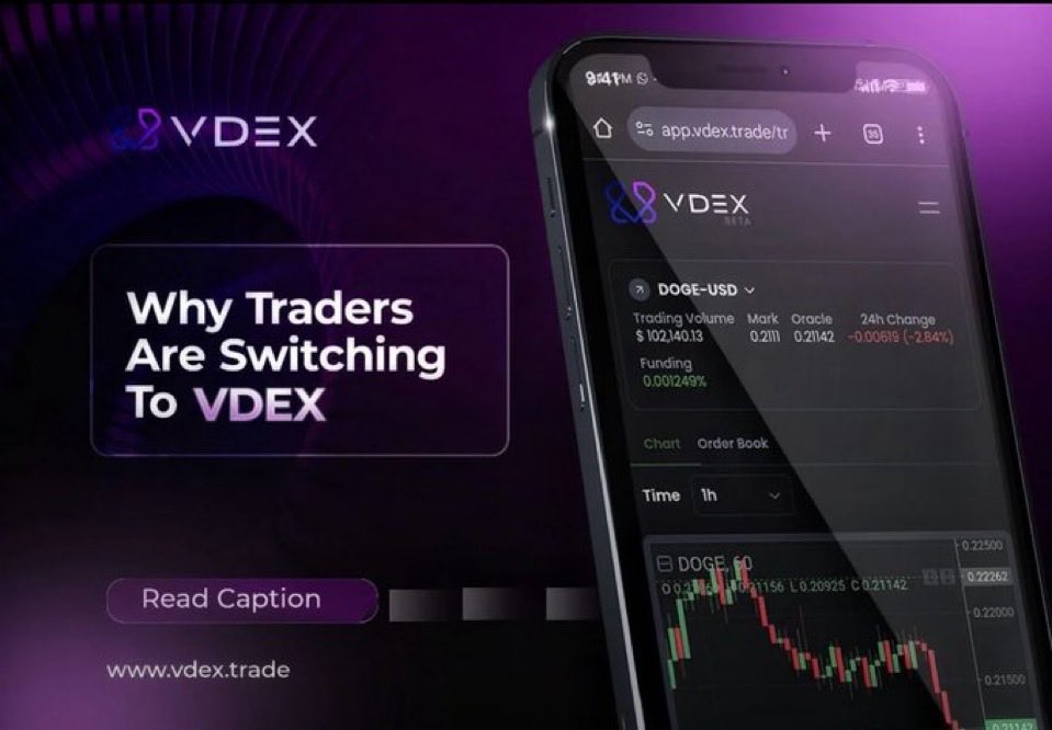 The next frontier of DeFi isn’t yield.
It’s execution.

APYs collapse. Incentives fade. But if trading feels seamless, users stay.

That’s where <a href="/0xVDEX/">VDEX</a> comes in 

Today:
•CEXs = fast, liquid, smooth
•DEXs = secure, transparent, clunky

Most traders still choose execution over