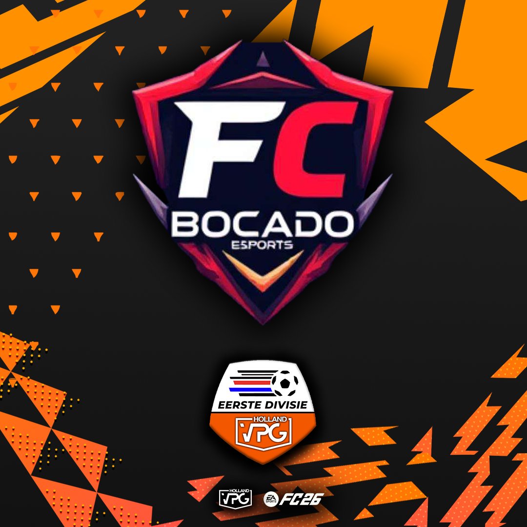 🏆Welkom in de Eerste Divisie FC Bocado eSports! 🇧🇪

De spelers van Bocado zullen voor het eerst gaan strijden in de Eerste Divisie! Ook zullen zij op Europees nivaeu actief zijn! ⚽️

Wij wensen manager Seiji_Kimura veel succes! 🔥

#EAFC #VPG #VPGHOLLAND #EAFC26 #CLUBS #ProClubs