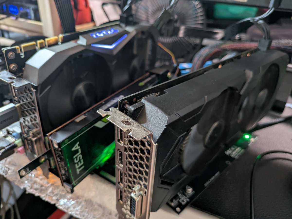 Pretty sure power distrib is the problem. Now this works if I replace P106-100 with 1060