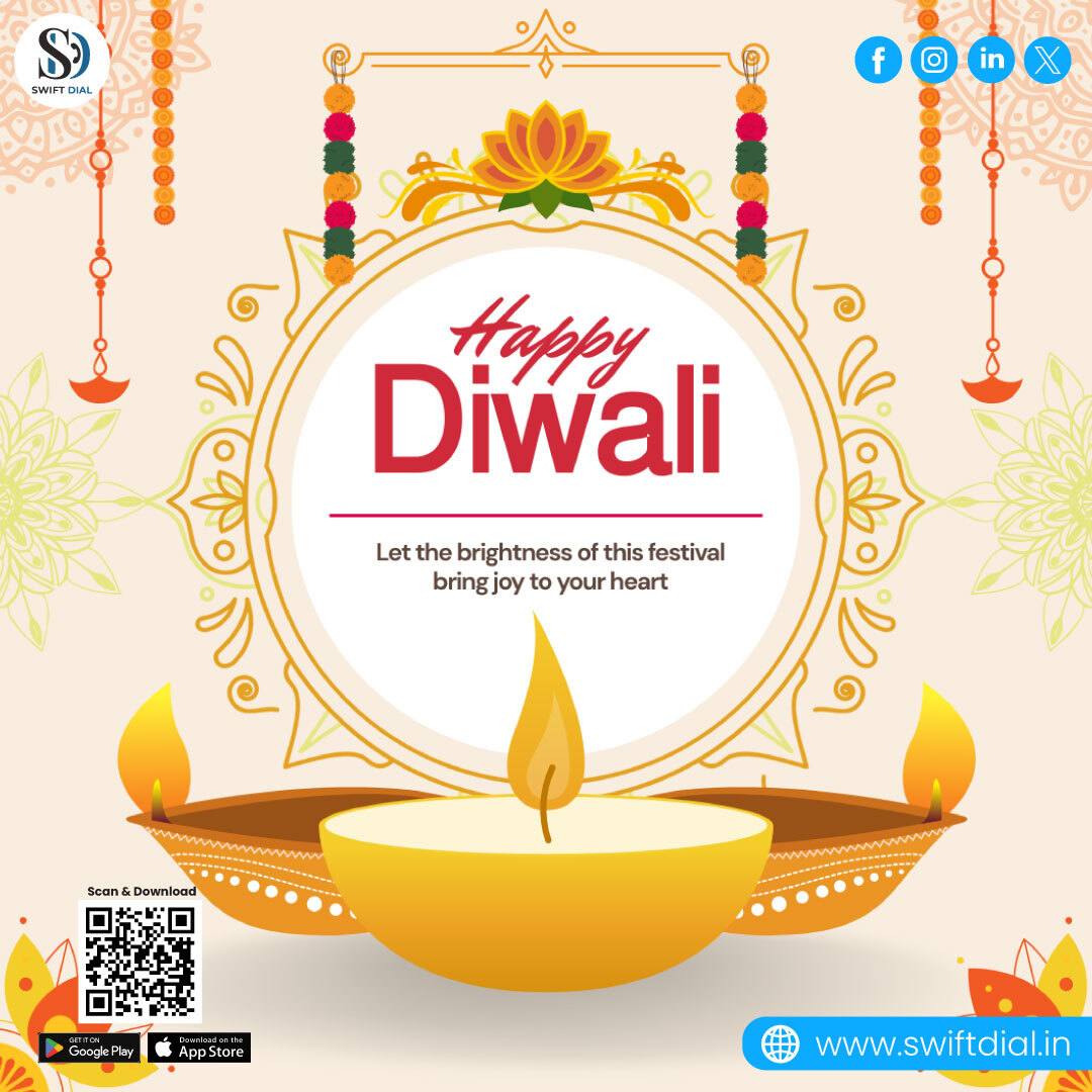 SwiftDial297's tweet image. Let’s light up our lives with joy, peace, and success this Diwali! ✨
 Team Swift Dial wishes you a festival full of light, love, and prosperity.
🌐 swiftdial.in

#HappyDiwali #SwiftDial #FestivalOfLights #GoodOverEvil #JoyAndProsperity #StartupIndia #DigitalIndia