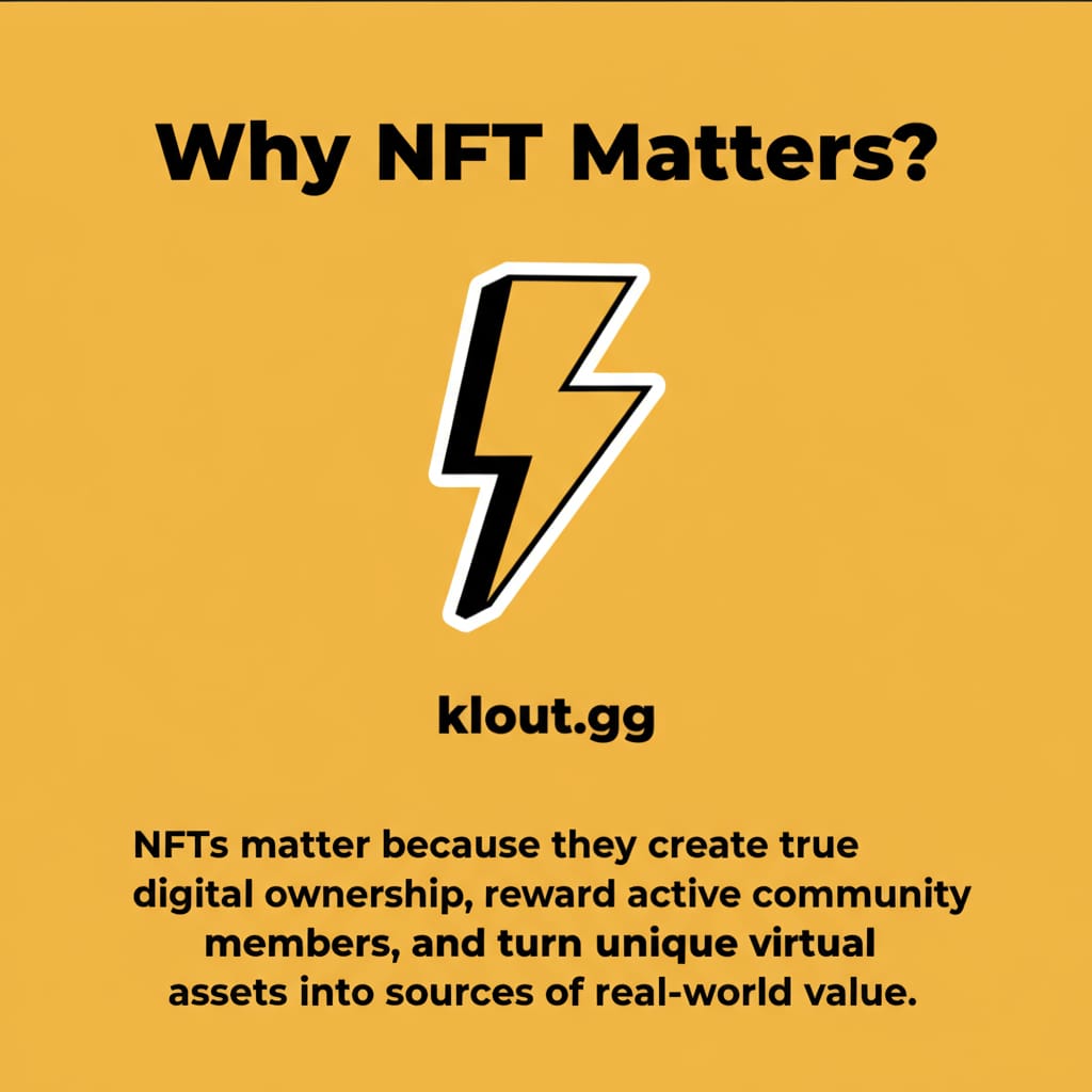 DatifyCrypt's tweet image. Why NFT Matters in ( @kloutgg )
NFTs matter because they give you true ownership of digital assets,
nft enables users to directly get the benefits in point table, also future benefits
Each Klout NFT has a rarity tier ,Gold, Purple, Blue, Green, or Grey
that determines its…