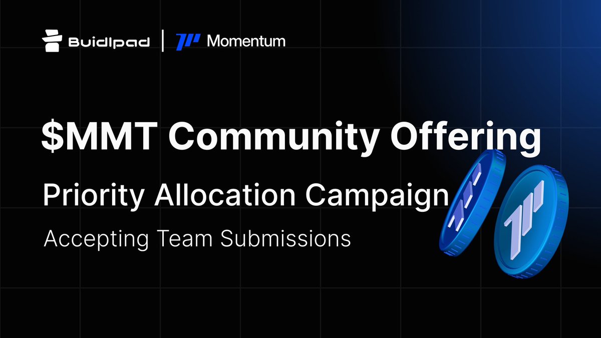 Signal Analyst Report: $MMT UGC Squad Challenge! Priority Allocation Era

Post summary:
<a href="/MMTFinance/">MomentumⓂ️Ⓜ️T</a> and <a href="/buidlpad/">Buidlpad</a> launched the $MMT UGC Squad Challenge, a creative content and engagement campaign where participants can form squads (teams) to earn Priority Allocation. $150+ worth