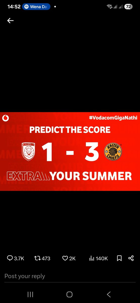 Thebza88's tweet photo. @KaizerChiefs @Vodacom @VodacomSoccer https://t.co/yNkUHArViP