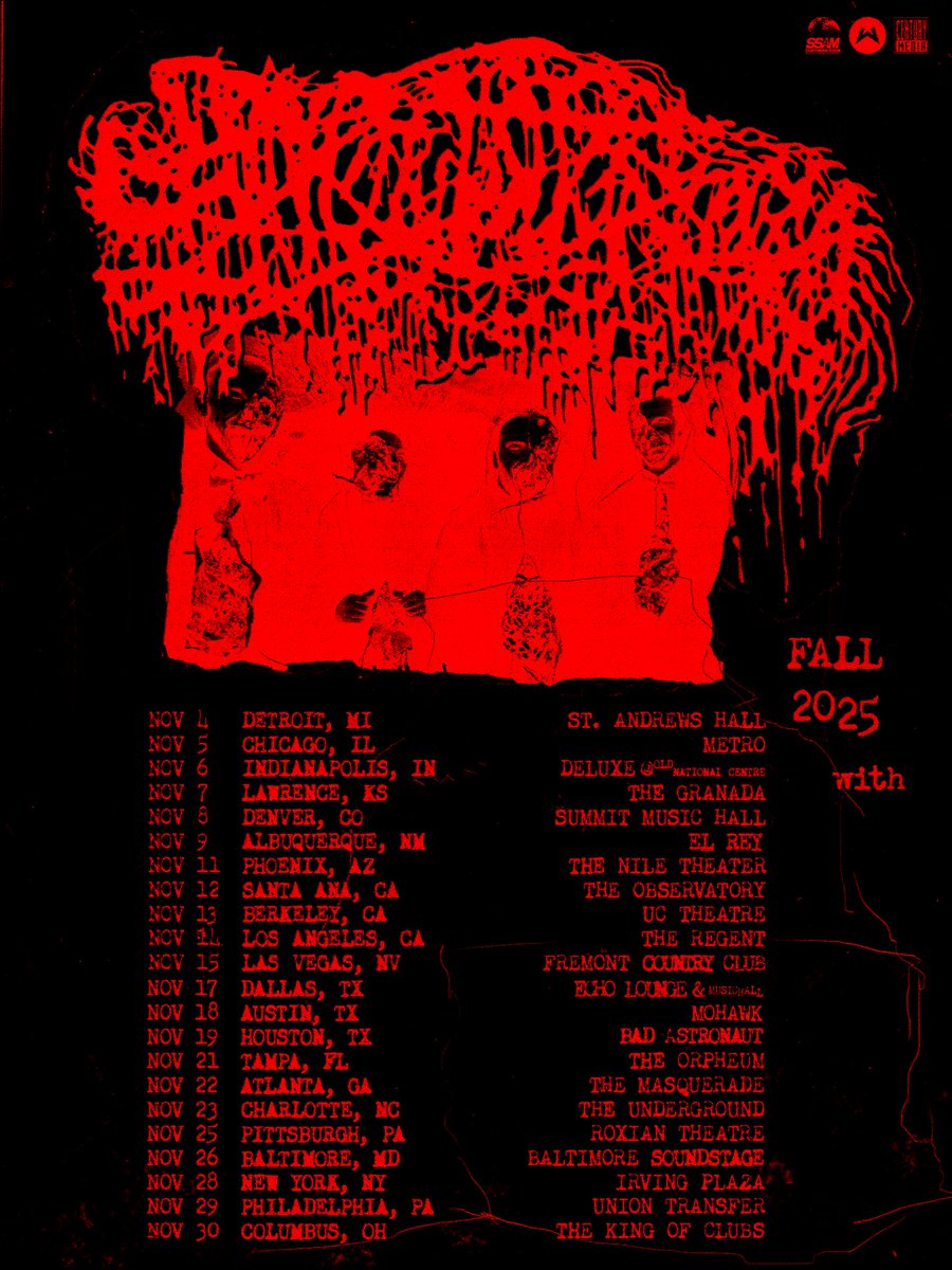 despisedicon's tweet image. Catch us on the road very soon with #Sanguisugabogg, #DefeatedSanity, #CorpsePile, + rotating special guests. We’re stoked. 

🎟️ at: despisedicon.com