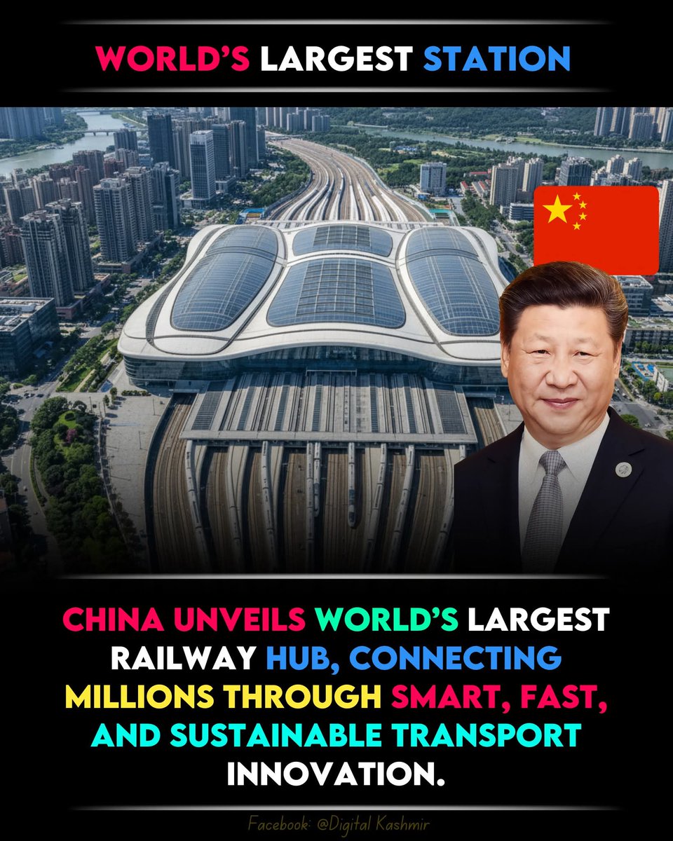 China has opened Chongqing East Station, now the world’s largest railway station by total area. Covering 1.22 million square meters, it connects high-speed, intercity, and metro lines in one massive hub. Located in Nan’an District, it will strengthen links between western China