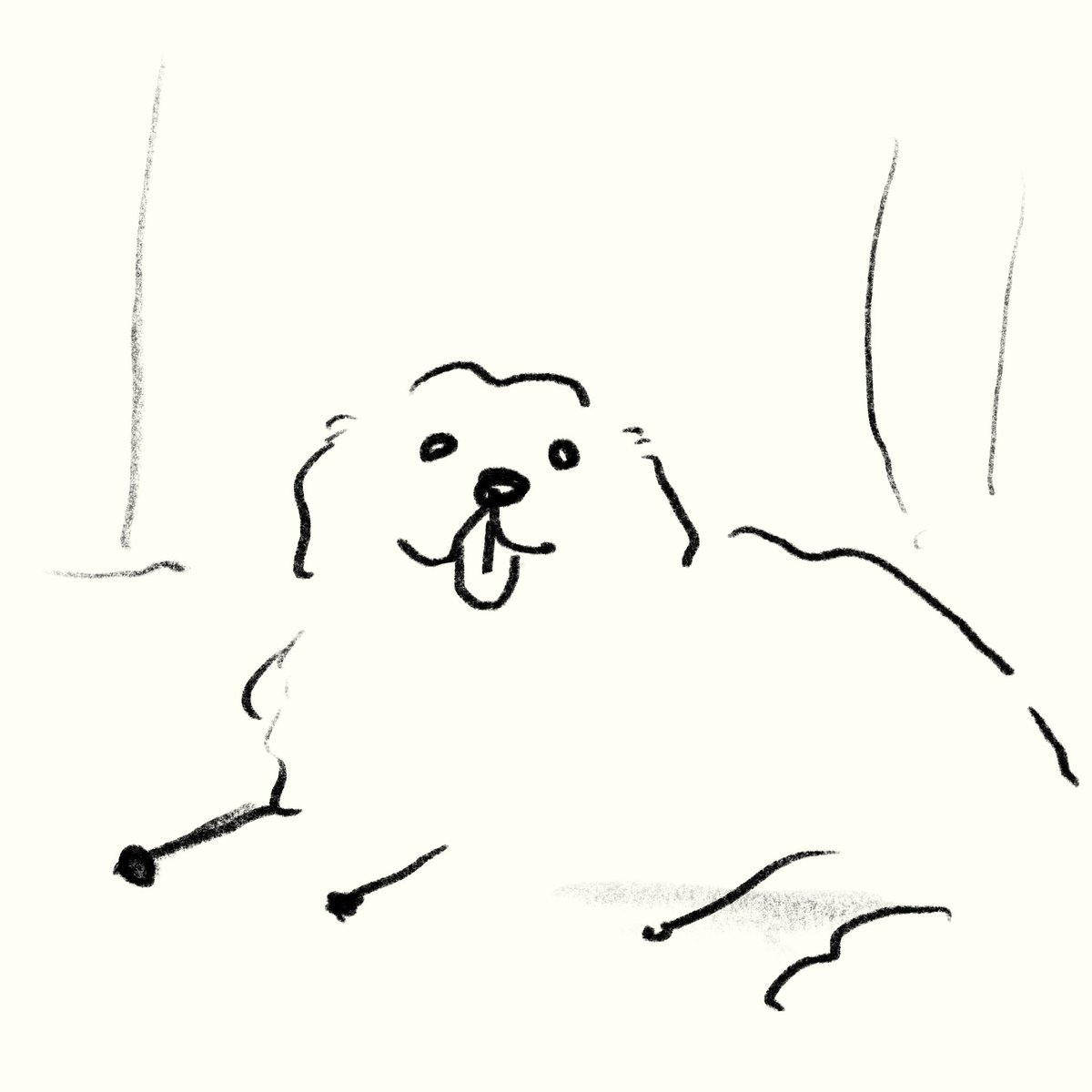 スケッチ
なんかくれろ、なんにもないなら撫でてくれろ