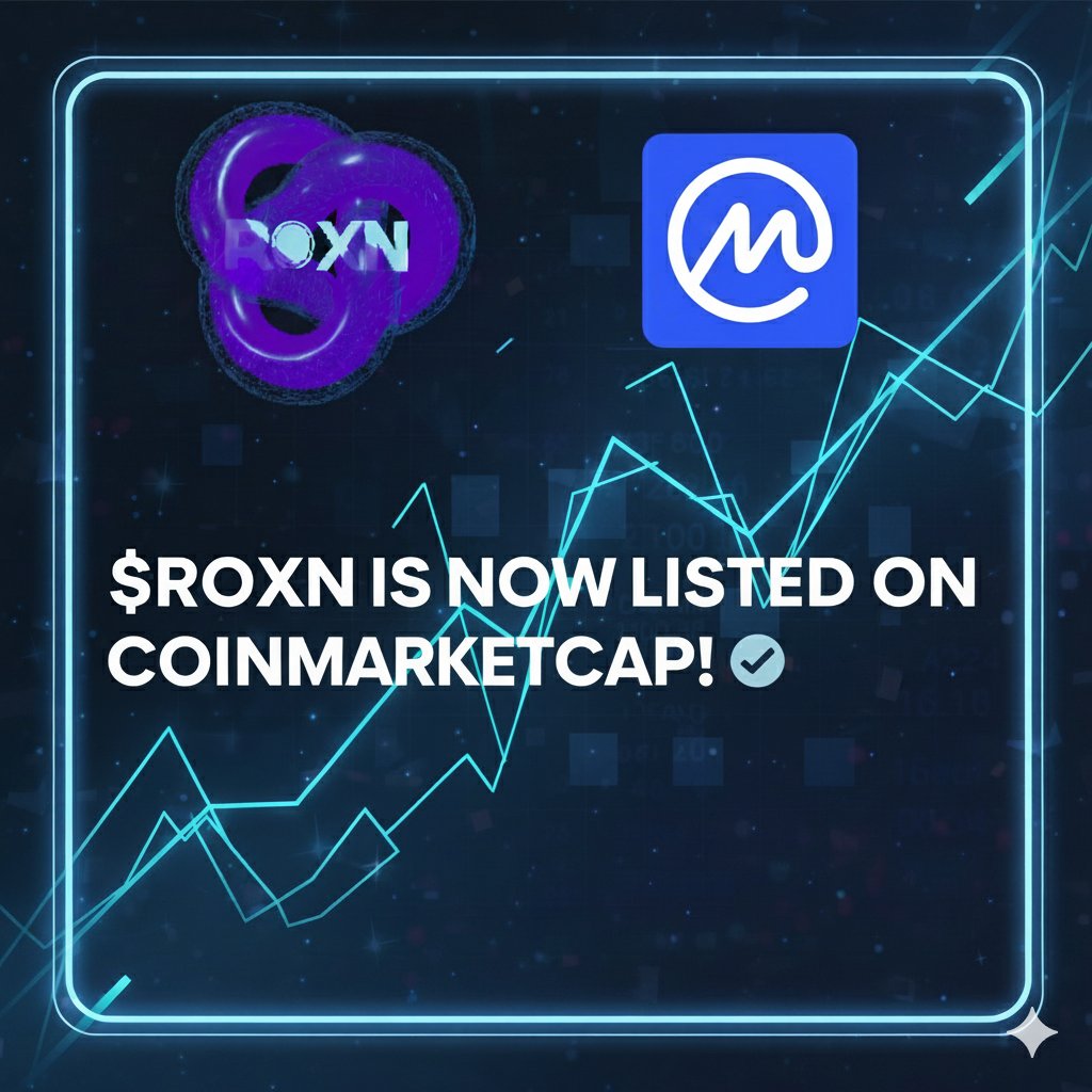 We are thrilled to announce that ROXONN ($ROXN) is now officially a fully tracked and verified asset on <a href="/CoinMarketCap/">CoinMarketCap</a>!

This is a major milestone that brings a new level of transparency to our community, with verified on-chain data for our market cap, circulating supply, and