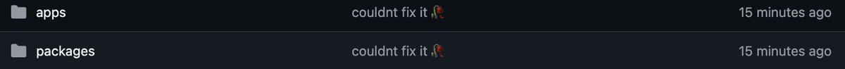 rohitdoesdev's tweet image. i aint gonna give up on these build errors 💔