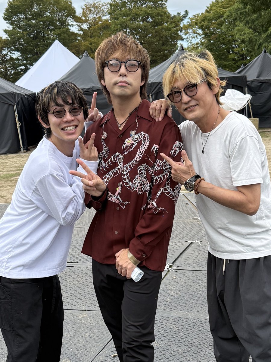 優くんと鷹也くん、今日はお疲れ様でした！ 優くん、エクスポメガネ