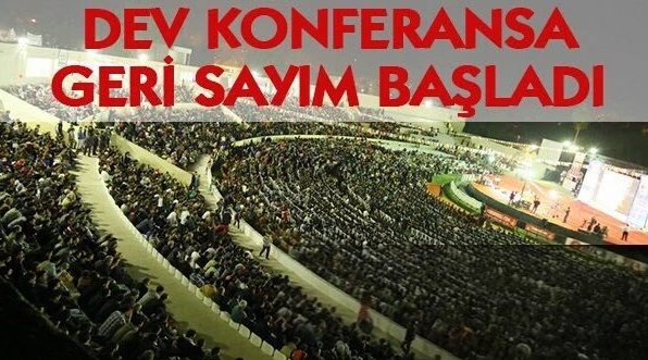 DEV KONFERANSA GERİ SAYIM BAŞLADI‼️

1Kasımda KonferansaDavet
#AdanadaBüyükBuluşma
