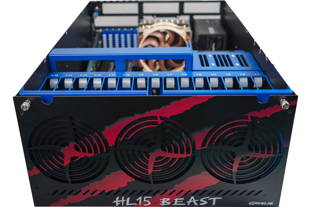 The HL15 Beast is here. 🔥
Built with feedback from the homelab community, bigger, stronger, and cooler than ever.
E-ATX support, expanded SSD storage, and serious Noctua cooling.
Made in North America. Built to perform.

👉 Order now: loom.ly/Tb8AQRA
#HL15Beast