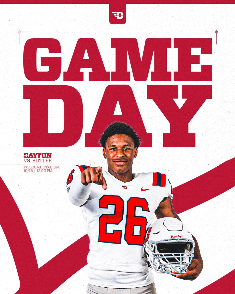 Ready to Fly✈️ 

🆚 Butler
⏰ 12:00 PM
🏟️ Welcome Stadium
📍 Dayton, OH