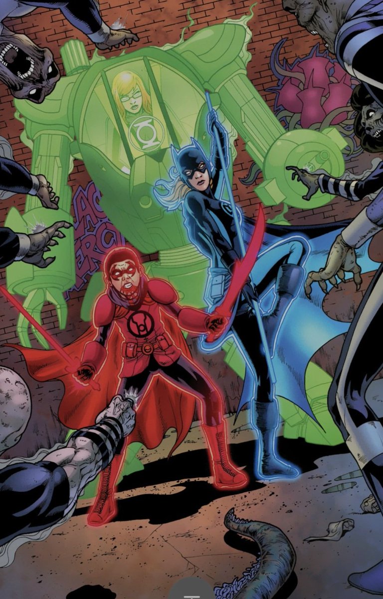 NbRubbish's tweet image. The final issue of Batgirl 2009 (Stephanie Brown's only solo series) ends with a montage of ideas they had for the future of the series.

After the cancellation of this run Steph was labelled a toxic character by DC and was erased from existence. She still hasn't recovered now.