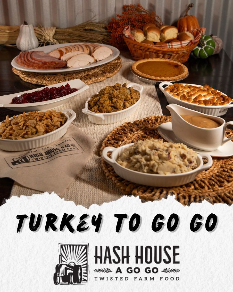 🍁 This Thanksgiving, gather the family, let us do the cooking. Our Family Meals come packed with all your holiday favorites made the Hash House way, hearty, homemade, and full of flavor! 
🎃 Save $40 off your Family Meal if you preorder before October 29th!