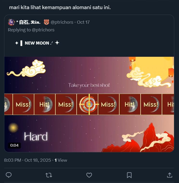 1Ohyodo's tweet image. begini? fyuuuh~ (meniup ujung senapan seperti cowboy; padahal dia umamusume.)