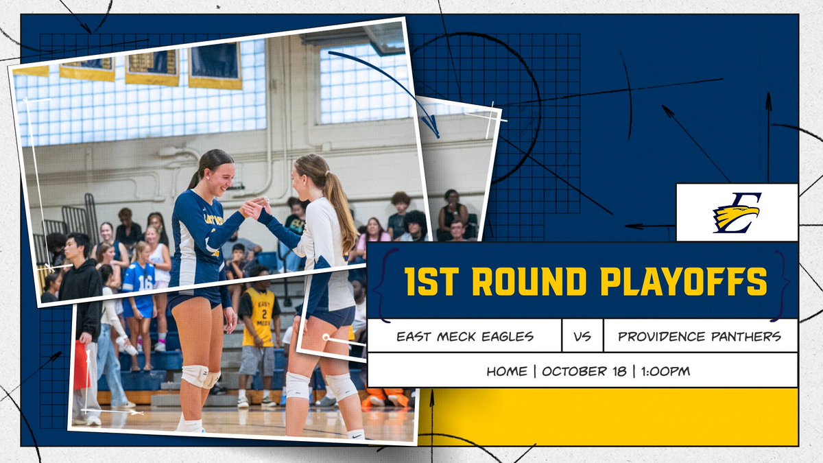 Game day is here! Our Eagles face the Providence Panthers in the 1ST ROUND PLAYOFFS at home. Join us on OCTOBER 18 at 1:00PM. Let's pack the stands and support our team!