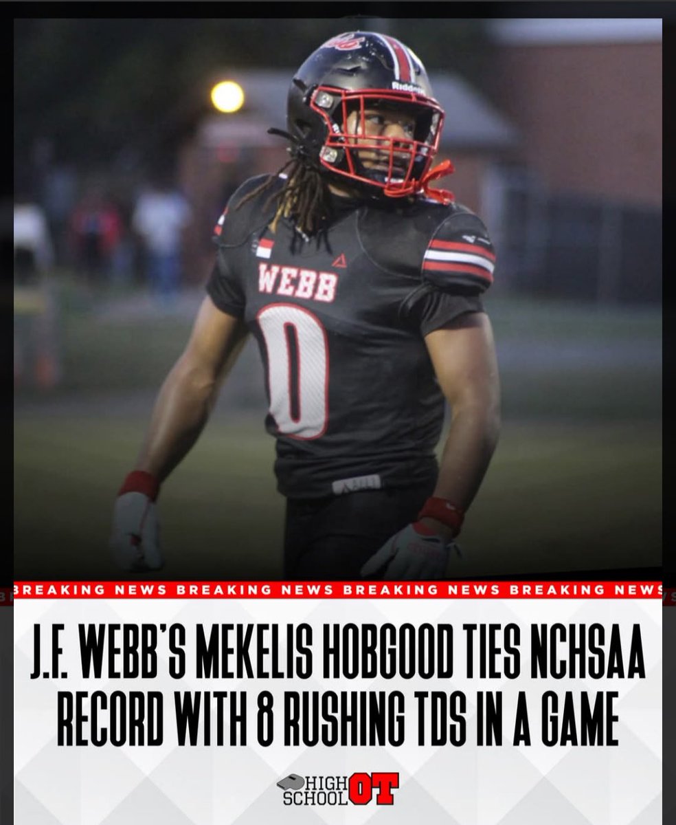 JohnsonLambe's tweet photo. Congrats Mekelis!!! Proud to have you and ⁦@WebbWarriorsFB⁩ in ⁦@allisportsgroup⁩ uniforms. https://t.co/j52HZGe9Rb