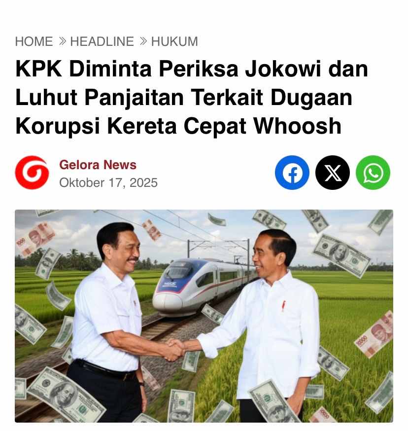 Permintaan ke KPK mulai mengalir.