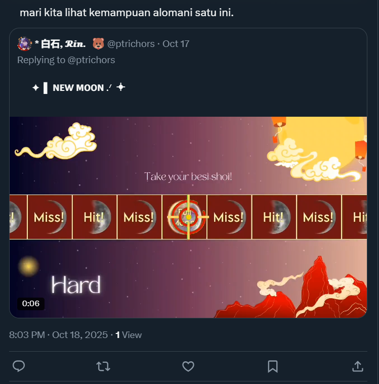 1Ohyodo's tweet image. begini? fyuuuh~ (meniup ujung senapan seperti cowboy; padahal dia umamusume.)