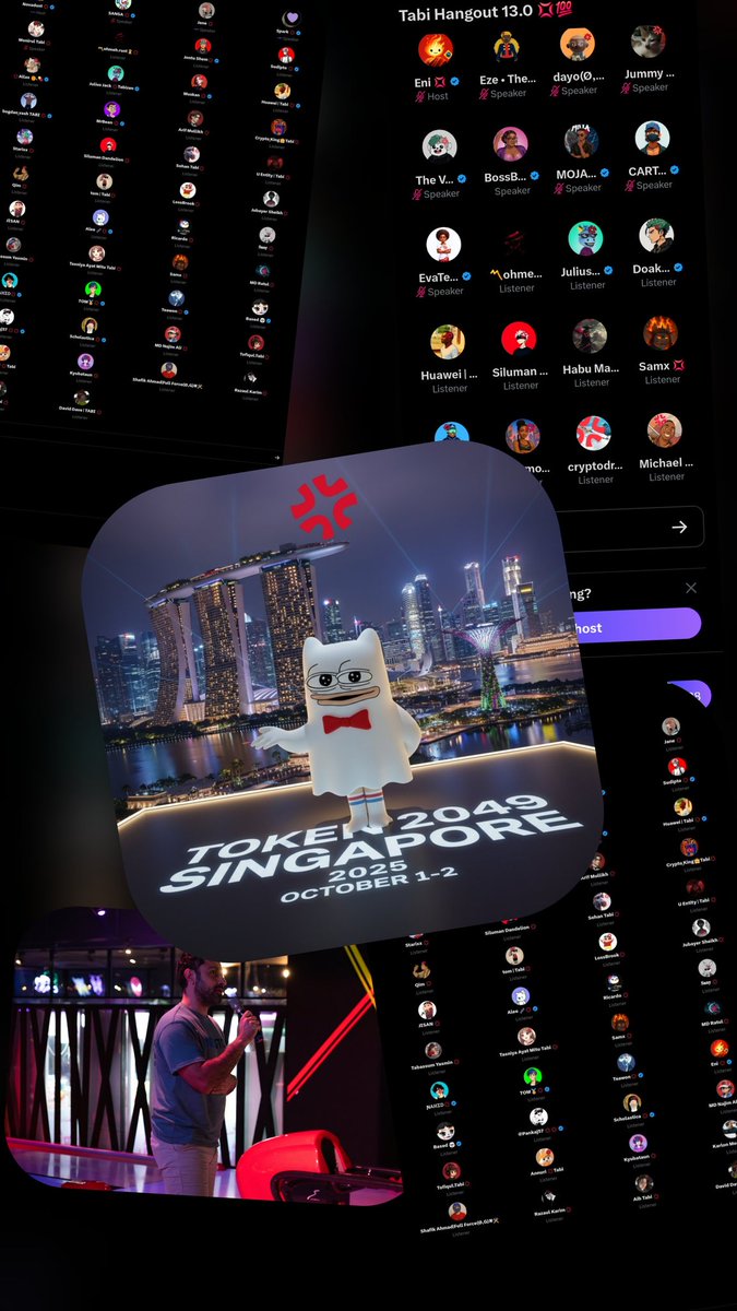 Last week was packed full with Tabizen energy 💢

From wrapping up Token2049, to community AMAs, regional sessions, offline events and of course, the TGE alpha 🔥

Now the final SBT batch before TGE is underway... every Tabizen waiting to see the results 👀

Trust the process 💢