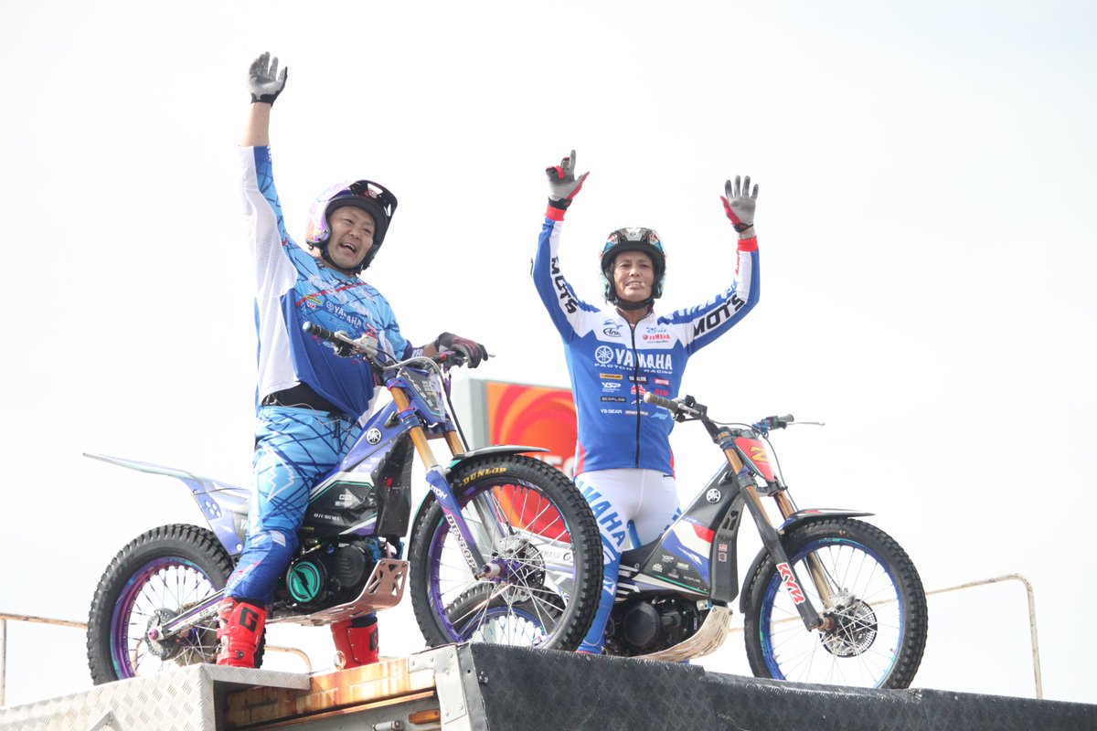 nyanba_youka's tweet image. 相変わらず最高に楽しいトライアルデモでした😹

まずは #黒山健一 選手の写真📷

すごいことを軽快なトークしながらどんどんやるから、何回見ても楽しい(*´◒`*)

4枚目空が真っ白で切り抜きやすい写真になってしまった😹

#マイヤマハモーターサイクルデー