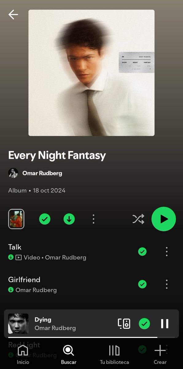 Happy birthday Every Night Fantasy! Thank you <a href="/OmarRudberg/">O M A R</a> for making this perfect unskippable EP that has been my constant companion during the past year aka the most difficult year of my life. 
I can't wait for new albums full of bangers but ENF will remain as my pick me album!