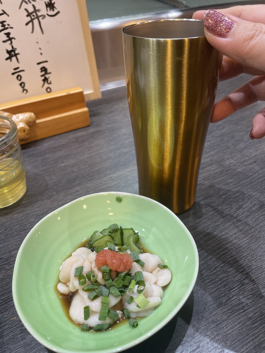 かーーーいせーーーーん
どーーーーーん💕

and激うま白子ぽんず✨

うまうまうまうまうまうま🦍
ご馳走様でした💋

#引退のお祝い