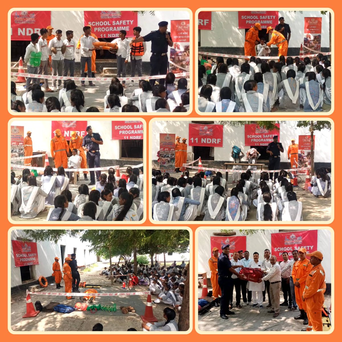11 NDRF VARANASI. (@11ndrf) on Twitter photo #11NDRF
🔸Conducted School Safety Programme
🔸Venue: Ram Baba Inter College, Sindhora, Varanasi (UP) 
🔸 Participants: Teachers, students & Staff.
🔸 The training of students today shapes heros of tomorrow 
#BePrepared#BeSafe
#NDRF4U🇮🇳
<a href="/NDRFHQ/">NDRF India I राष्ट्रीय आपदा मोचन बल 🇮🇳</a>
<a href="/ManojKu21690089/">Manoj Kumar Sharma</a>
<a href="/Varanasi_DM/">DM VARANASI</a> #11NDRF
🔸Conducted School Safety Programme
🔸Venue: Ram Baba Inter College, Sindhora, Varanasi (UP) 
🔸 Participants: Teachers, students & Staff.
🔸 The training of students today shapes heros of tomorrow 
#BePrepared#BeSafe
#NDRF4U🇮🇳
<a href="/NDRFHQ/">NDRF India I राष्ट्रीय आपदा मोचन बल 🇮🇳</a>
<a href="/ManojKu21690089/">Manoj Kumar Sharma</a>
<a href="/Varanasi_DM/">DM VARANASI</a>