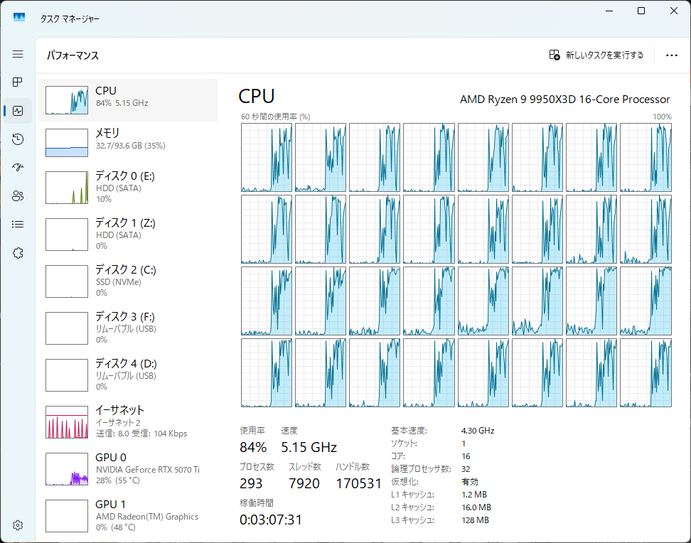 muna_0819's tweet photo. 久々にPC組み直したけど、もしかしたらやり過ぎたかもしれん・・・ https://t.co/nJLFEcj48h