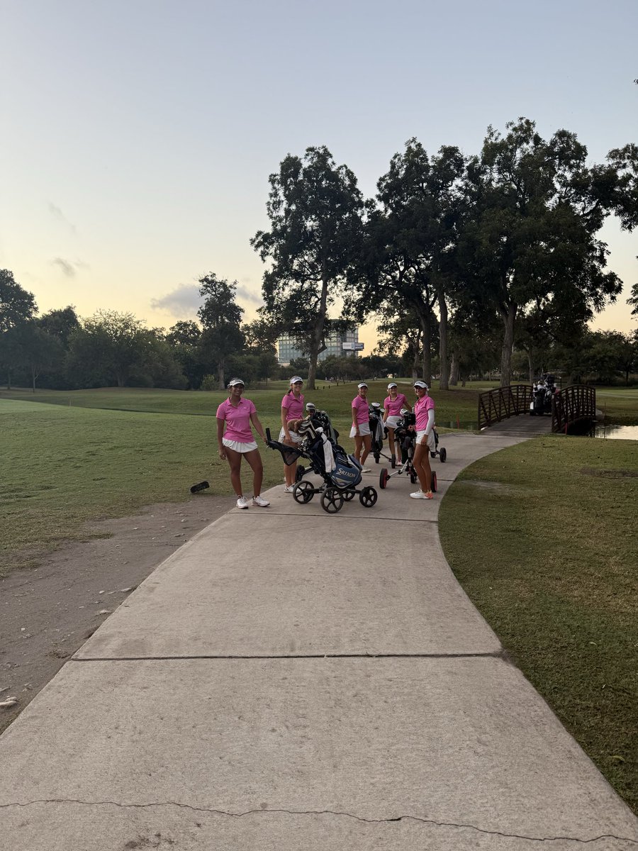 prosperhsgolf's tweet image. Our Lady Eagles 🦅 are ready for round 2! Such an amazing event - Swing for the Cure! We are playing for all those that are fighting and battling cancer. 🙏
@PISD_Athletics #prosperproud #swingforthecure