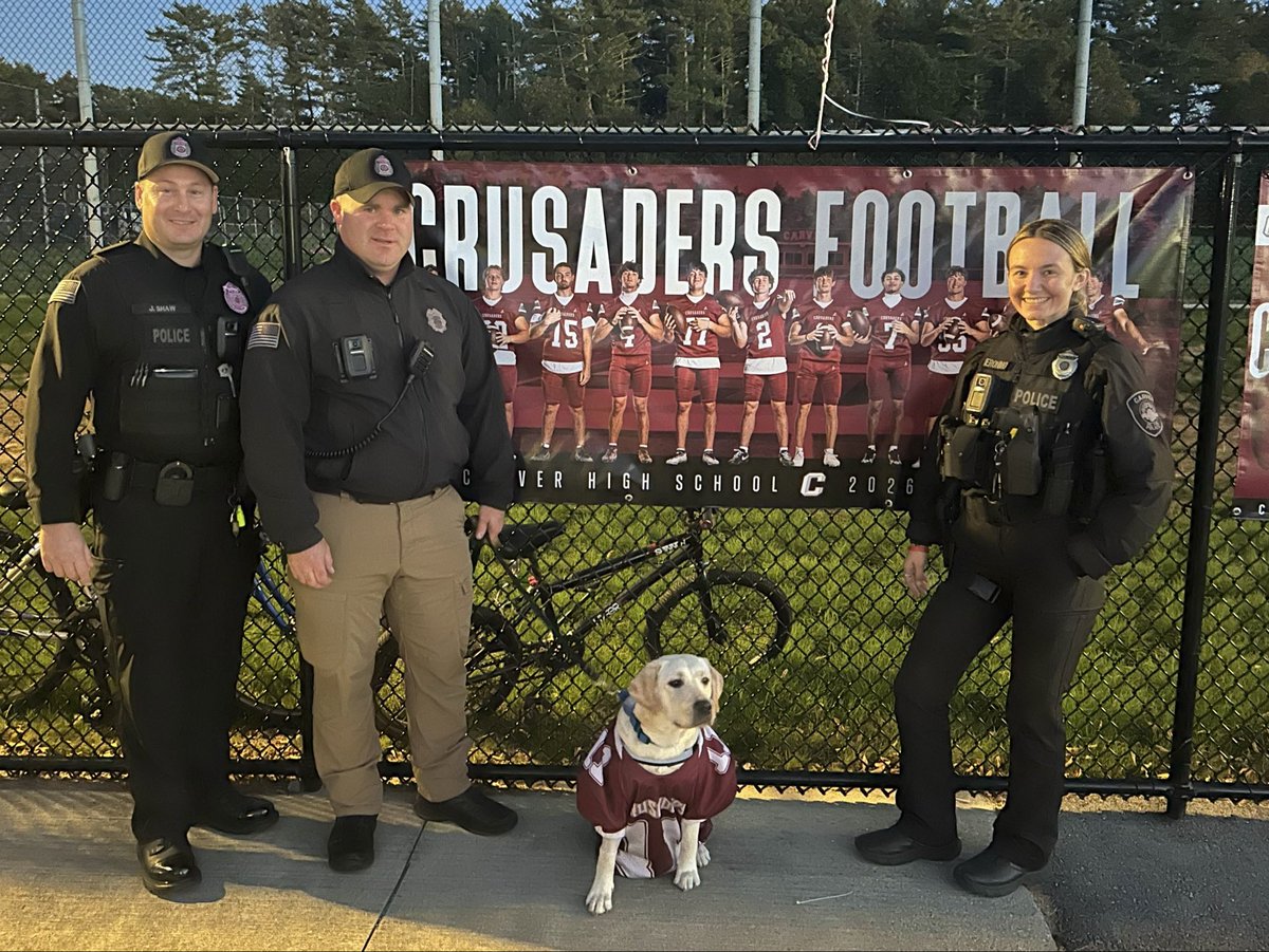 Our team had a blast at homecoming and senior night!! Daisy was rocking her favorite game day swag #crusaders