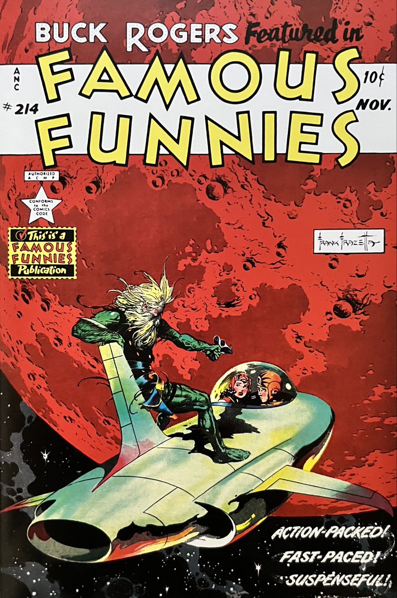 Here it is, folks - one of the best comic covers of all time!  My fave of the Famous Funnies series by the great #Frazetta