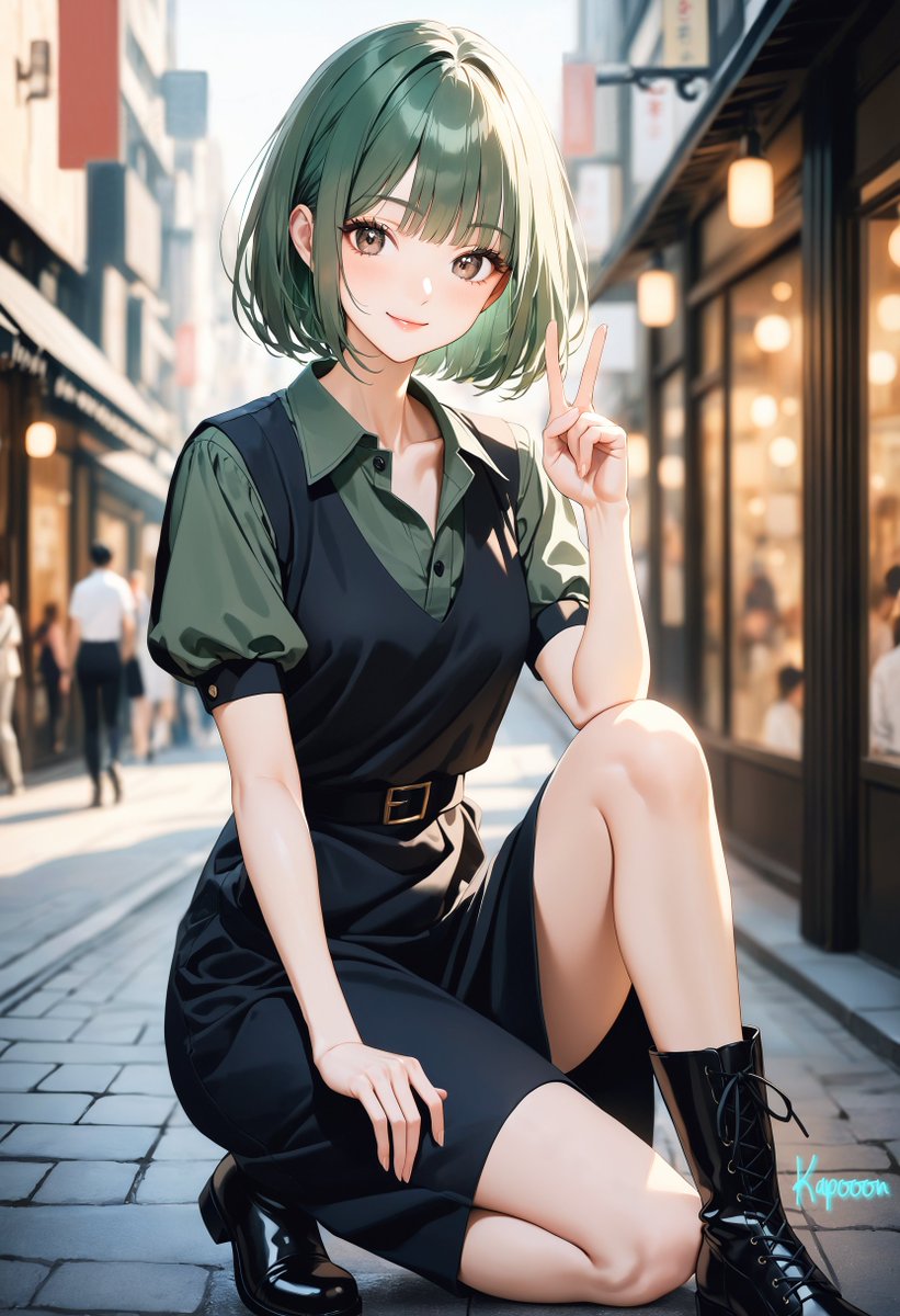 KapooonAIillust's tweet image. 「おっはよ～🍀
　Kapooonさんが寝落ちして今日になっかいました😉」
　　　by 一里塚 葵

Kpn『大変、申し訳ございません🙇』
#AIイラスト #AIillustrations
#StableDiffusionXL
⏰6:30