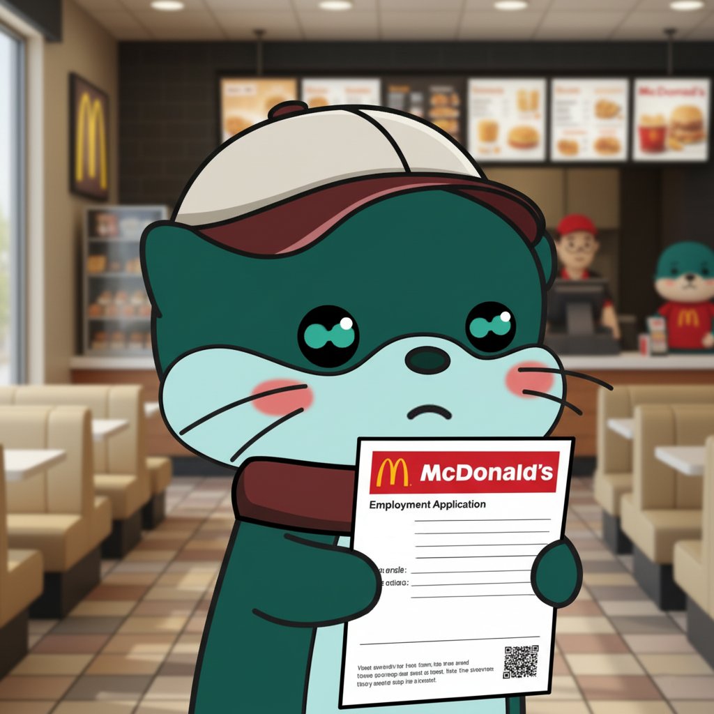 This is my career path and how I got into crypto:

working at mcdonalds -&gt; discovered crypto -&gt; got into a ponzi on bsc (rugged) -&gt; spot holder -&gt; testnet user (time wasted) -&gt; airdrop farmer (got dust) -&gt; degen in the trenches (rekt) -&gt; perps trader (rekt) -&gt; nft hunter &amp; defi