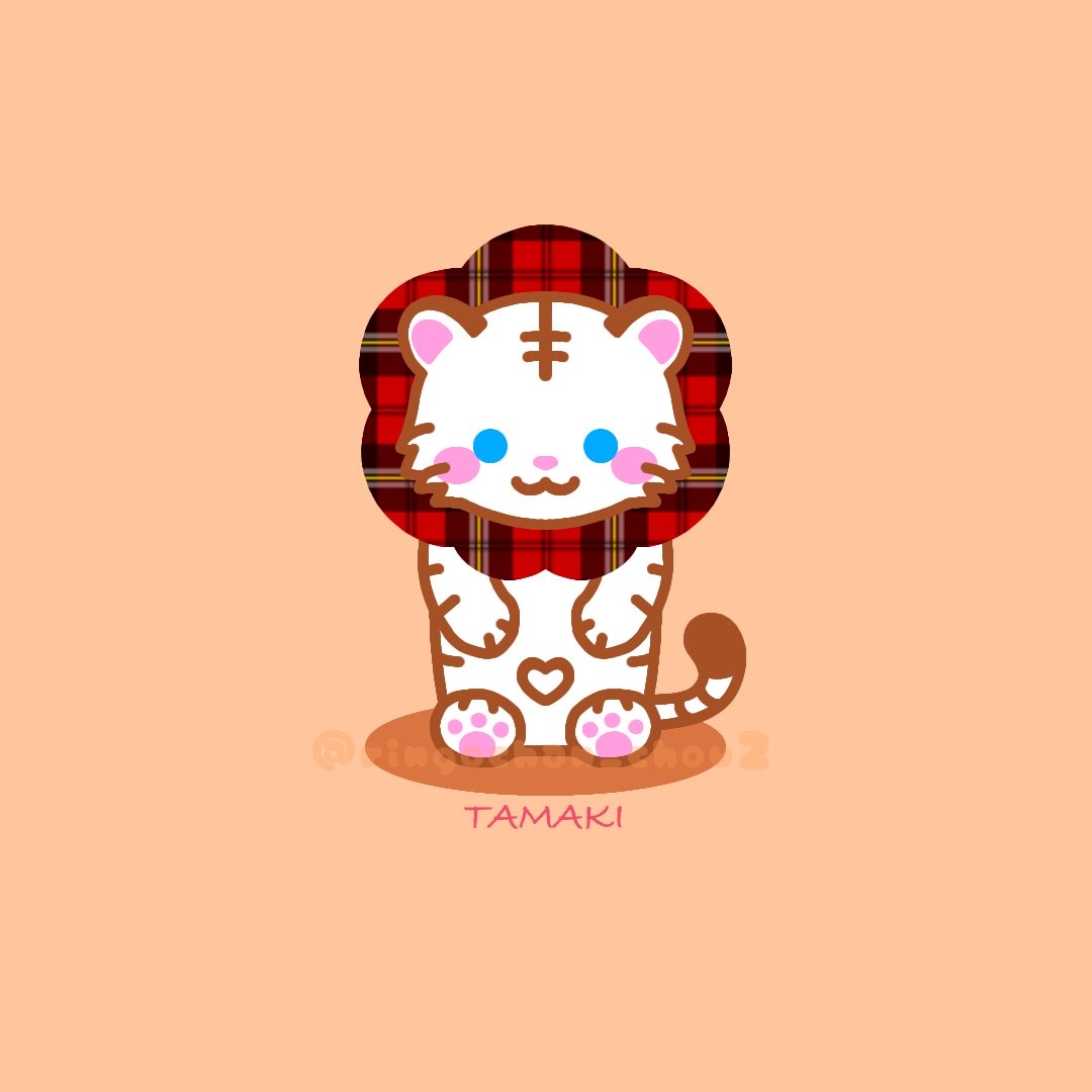 りんごちゃん、あたまなでなでしてほしいみたい🍎

 #ゆるいイラスト 
 #かわいいシュシュのりんごちゃん