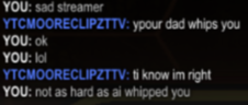 Big yikes!!! <a href="/cmooreclippzttv/">Coryisthabro</a>