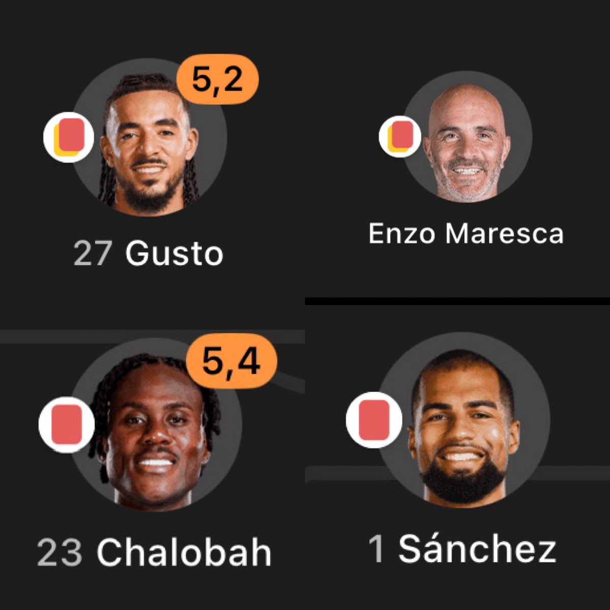 Husmanzy_'s tweet photo. RT @CFC_Janty: We’ve got 4 red cards in the last 6 games 😭 https://t.co/EZmaQPCEzA