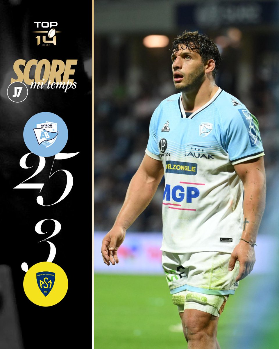 Bayonne rayonne 🌞
Un premier acte en faveur de l'<a href="/avironrugbypro/">Aviron Bayonnais</a> avec le bonus provisoirement dans la poche 🧳 #ABASM #TOP14