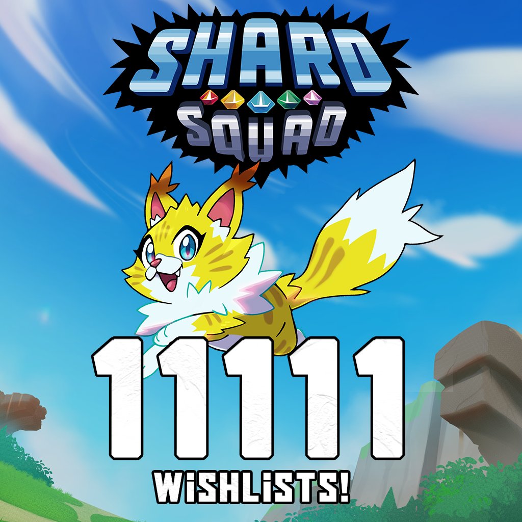 We barely had time to celebrate 10k wishlists... and now Shard Squad has already hit 11k!
Thank you all so much for the amazing support! This means the world to our small team. 💙

If you haven’t yet, add Shard Squad to your Steam wishlist and join the squad!

#SteamNextFest