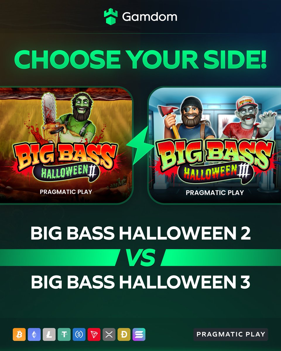 🎣 Battle of the Slots: Big Bass Halloween! 🎣

Choose your side! 🤔

#Team🐟 Big Bass Halloween 2 🆚 #Team🎃 Big Bass Halloween 3

Drop your userID below with your reply &amp; 🔁 for a shot at FREE spins! 🎁