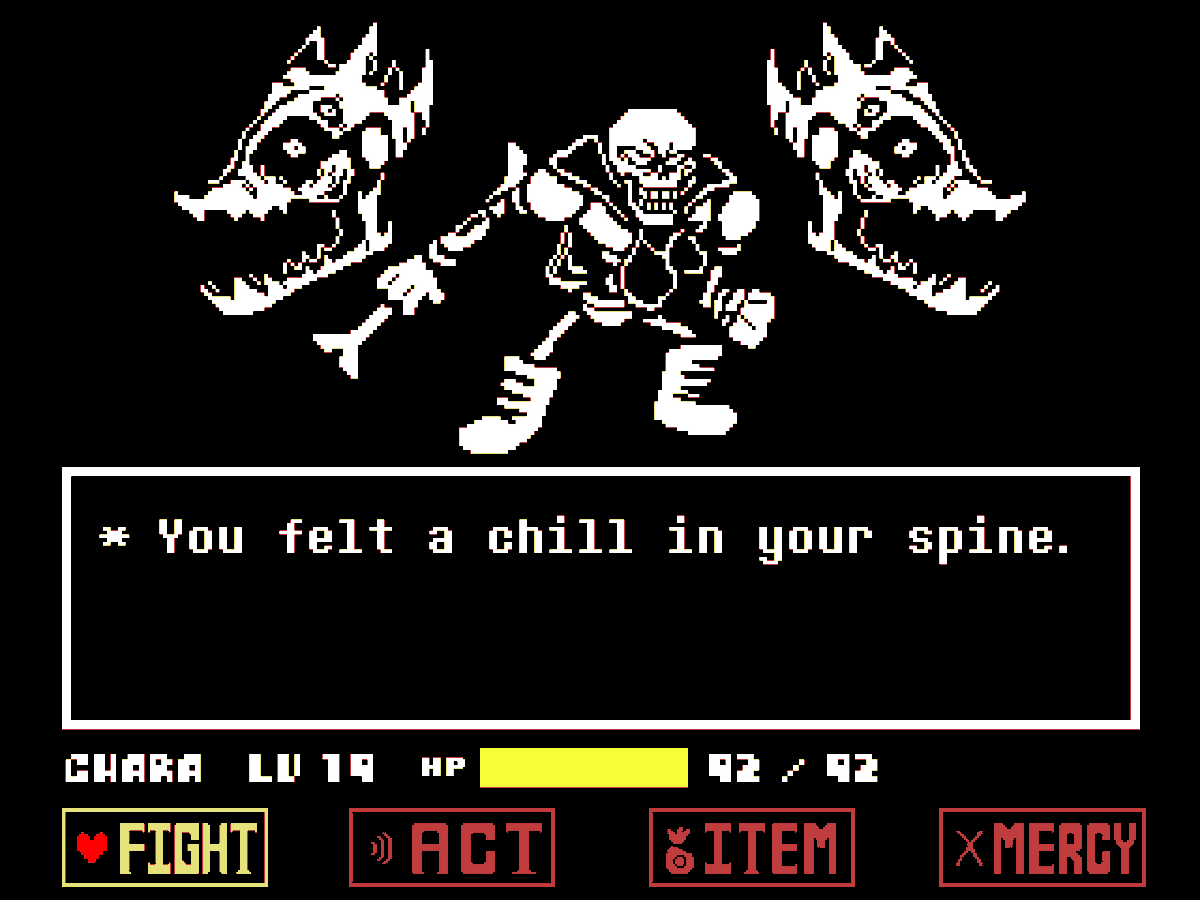 "I CHALLENGE YOU TO A DUEL. ON BEHALF OF THE PEOPLE THAT FELL TO YOUR SHADOW."

"NOW, THE ONLY WAY FOR YOU TO ACCOMPLISH YOUR GOAL IS TO GET PAST ME."

"AFTER ALL, NO MATTER THE COST, YOU MUST FINISH THE JOB..."

"DON'T YOU?"

Revenge ACT 2 retake
#undertale #undertaleAU