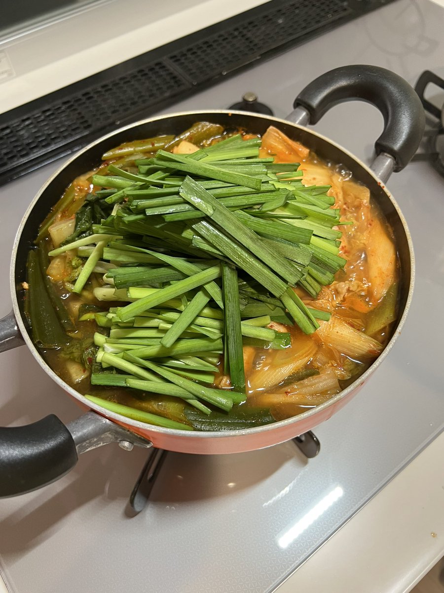 macchan2011's tweet image. 久しぶりのキムチ鍋美味かった