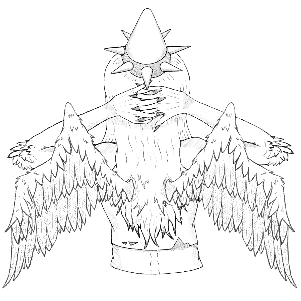 The view on beauty from behind

#Fang #Snootgame #Snootgameart #Snootgamefanart #Pterodactyl #Snoot #Anthroart #Digitalart #Monochrome