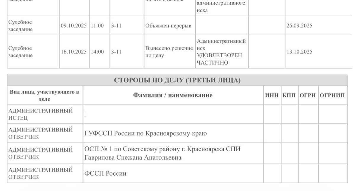 До сих пор не верю, что я нагнула приставов 
Но еще раз убедилась, что там работают долбоебы